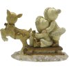 Clayre & Eef 6PR4822 Decorazione Bambini su slitta 16x7x12 cm Colore oro