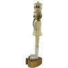 Clayre & Eef 6PR4844 Decorazione Schiaccianoci 6x6x24 cm Beige - Marrone
