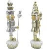 Clayre & Eef 6PR4856 Decorazione Schiaccianoci (set di 2) 8x6x23 cm color oro