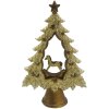 Clayre & Eef 6PR4871 Decorazione albero di Natale 13x5x20 cm Beige