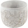 Clayre & Eef 6TE0403S Vaso da fiori Ø 14x11 cm Grigio - Beige