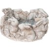 Clayre & Eef 6TE0408 Vaso da fiori Ø 27x12 cm Beige