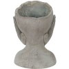 Clayre & Eef 6TE0410L Vaso da fiori 16x16x22 cm Grigio