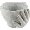 Clayre & Eef 6TE0412S Vaso da fiori 17x17x11 cm Beige - Grigio