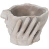 Clayre & Eef 6TE0413M Vaso da fiori 19x19x13 cm Grigio - Beige