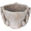 Clayre & Eef 6TE0413M Vaso da fiori 19x19x13 cm Grigio - Beige