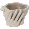 Clayre & Eef 6TE0413S Vaso da fiori 17x17x11 cm Grigio - Beige