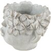 Clayre & Eef 6TE0418L Vaso da fiori 20x18x18 cm Grigio - Beige
