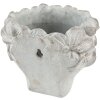 Clayre & Eef 6TE0418L Vaso da fiori 20x18x18 cm Grigio - Beige