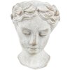 Clayre & Eef 6TE0419 Vaso da fiori 11x11x17 cm Grigio - Beige