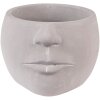 Clayre & Eef 6TE0452 Vaso da fiori 17x15x10 cm Grigio