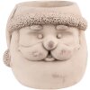 Clayre & Eef 6TE0456 Vaso da fiori 22x20x17 cm Beige Babbo Natale