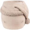 Clayre & Eef 6TE0456 Vaso da fiori 22x20x17 cm Beige Babbo Natale