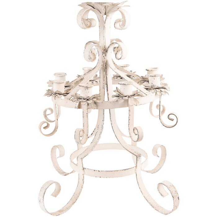 Clayre & Eef 6Y4728 Candeliere Ø 41x43 cm Beige