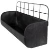 Clayre & Eef 6Y4745 Scaffale a muro 38x14x20 cm Nero