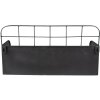 Clayre & Eef 6Y4745 Scaffale a muro 38x14x20 cm Nero
