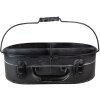 Clayre & Eef 6Y4746 Contenitore con scomparti 41x26x11 cm Nero