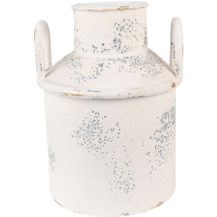 Clayre & Eef 6Y4751 Decorazione Lattina Ø 18x22 cm Beige