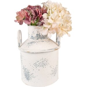 Clayre & Eef 6Y4751 Decorazione Lattina Ø 18x22 cm Beige