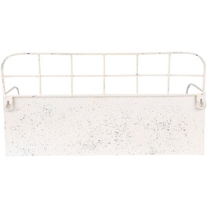 Clayre & Eef 6Y4768 Mensola a muro 38x14x20 cm Beige