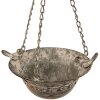 Clayre & Eef 6Y4833 Portapiante sospeso 23x17x46 cm Grigio - Verde