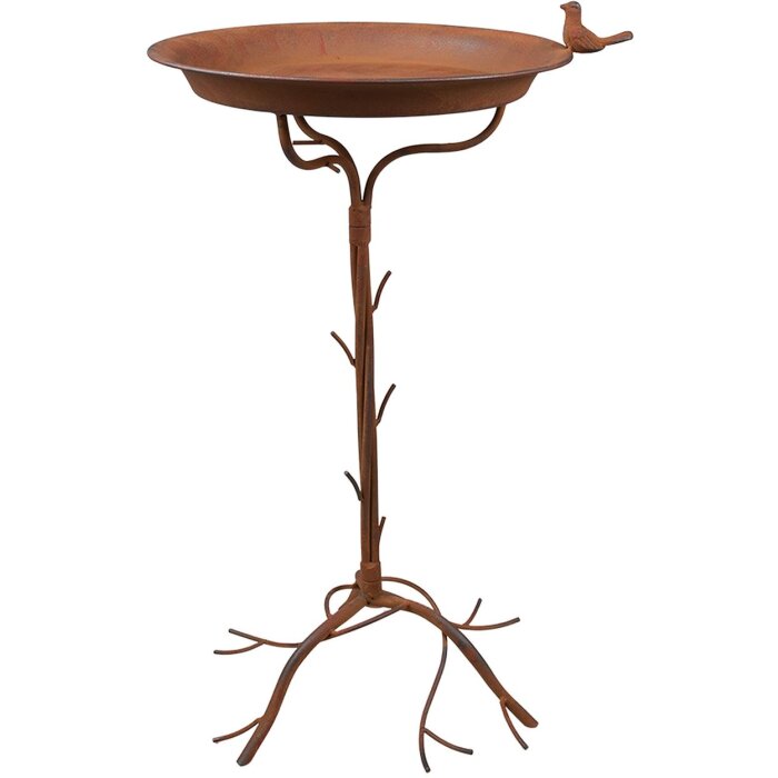 Clayre & Eef 6Y4835 Mangiatoia per uccelli 48x42x71 cm Marrone