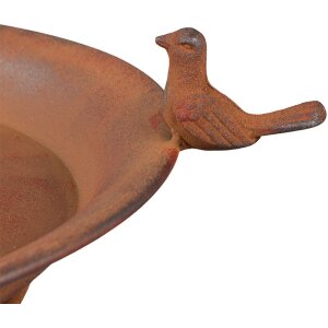 Clayre & Eef 6Y4835 Mangiatoia per uccelli 48x42x71 cm Marrone