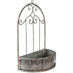 Clayre & Eef 6Y4837 Portapiante 36x18x52 cm Grigio