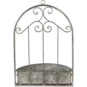 Clayre & Eef 6Y4837 Portapiante 36x18x52 cm Grigio