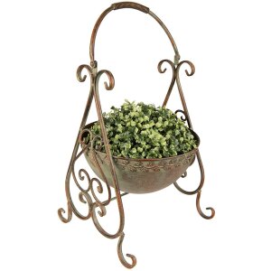 Clayre & Eef 6Y4842 Portapiante 26x27x49 cm Verde