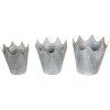 Clayre & Eef Decorazione Portapiante (3 pezzi) Ø 29x29 - Ø 26x27 - Ø 22x24 cm