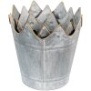 Clayre & Eef Decorazione Portapiante (3 pezzi) Ø 29x29 - Ø 26x27 - Ø 22x24 cm