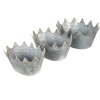 Clayre & Eef Decorazione Portapiante (3 pezzi) 40x27x19 -34x23x18-29x22x16 cm
