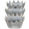 Clayre & Eef Decorazione Portapiante (3 pezzi) 40x27x19 -34x23x18-29x22x16 cm