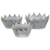 Clayre & Eef Decorazione Portapiante (3 pezzi) 40x27x19 -34x23x18-29x22x16 cm