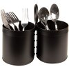 Clayre & Eef 6Y4943 Portaposate 22x11x21 cm Nero