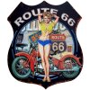 Clayre & Eef 6Y5001 Cartello di testo 30x1x35 cm Route 66