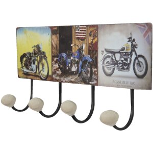 Clayre & Eef 6Y5015 Appendiabiti 40x7x18 cm Marrone