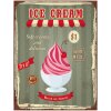 Clayre & Eef 6Y5048 Cartello di testo 25x1x33 cm Verde Gelato