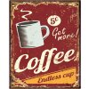 Clayre & Eef 6Y5095 Cartello di testo 25x1x33 cm Rosso Caffè