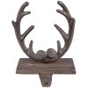 Clayre & Eef 6Y5300 Portacalze natalizio Corna 13x12x18 cm Marrone