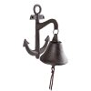 Clayre & Eef 6Y5307 Campanello 13x14x22 cm in ghisa marrone