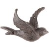 Clayre & Eef 6Y5313 Gancio decorativo da parete 14x4x10 cm Uccello marrone