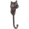 Clayre & Eef 6Y5315 Gancio da parete 5x4x15 cm Gatto marrone