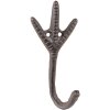Clayre & Eef 6Y5317 Gancio a muro 7x5x14 cm Marrone