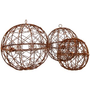 Clayre & Eef 6Y5442L Palla decorativa Ø 30x30 cm color rame