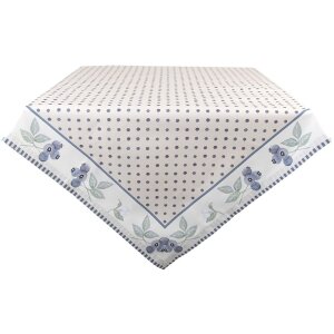 Clayre & Eef BBF15 Tovaglia 150x150 cm Beige - Blu