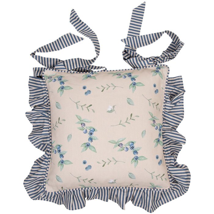 Clayre & Eef BBF25 Copricuscino per sedia 40x40 cm Beige