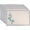 Clayre & Eef BBF40 Tovaglietta (6 pezzi) 48x33 cm Beige - Blu
