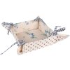 Clayre & Eef BBF47 Cestino per pane 35x35x8 cm Beige